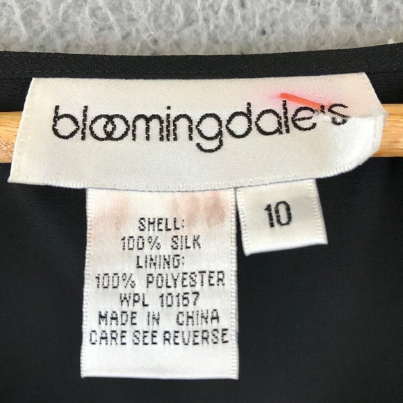 Vintage Bloomingdales Silk Skater Dress size 10 - Picture 6 of 8
